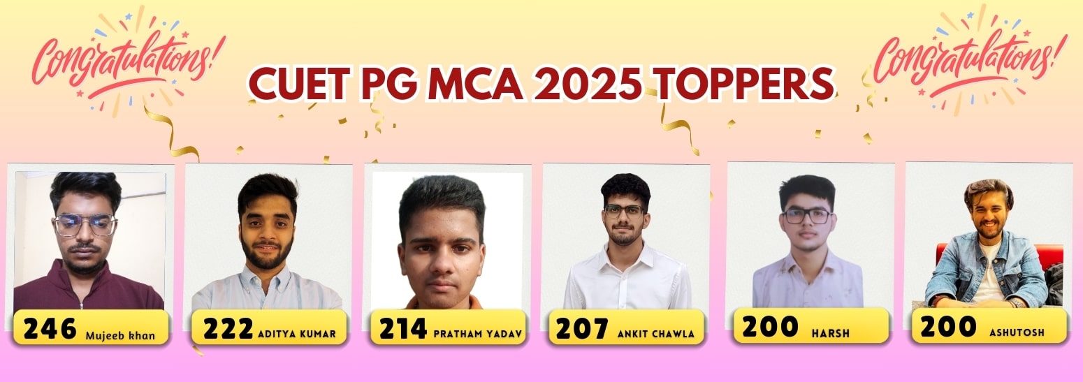 cuet pg mca 2025 toppers